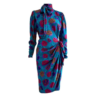 Silk Wrap Dress, Fall 1985