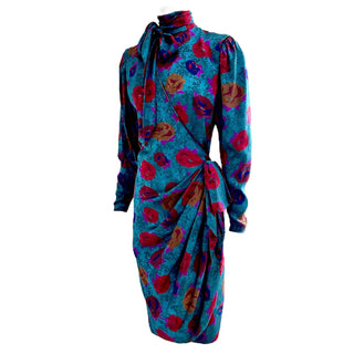 Silk Wrap Dress, Fall 1985