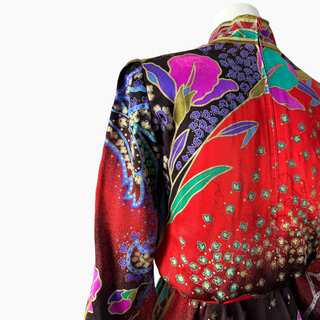 Printed Silk Tunic Dress