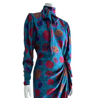 Silk Wrap Dress, Fall 1985