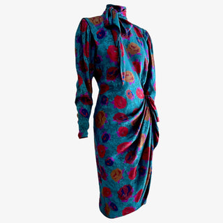 Silk Wrap Dress, Fall 1985