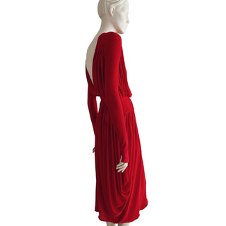 Red Midi-Dress, Pre-Fall 2017 NWT