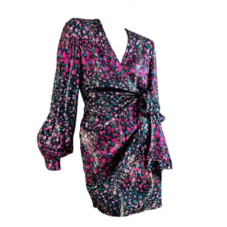 Women's Designer Cocktail Dress, Metallic Silk lamé